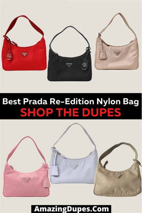 prada re edition dupe|prada bag dupes 2005.